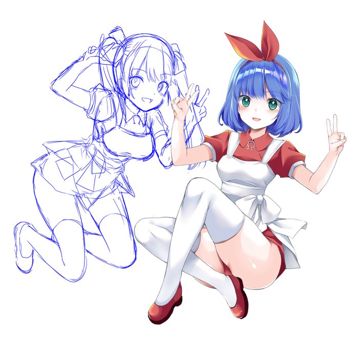 レイちゃんできたのでリオちゃんに取り掛かる。でもお仕事のお返事が来たのでこの先はまた今度! 