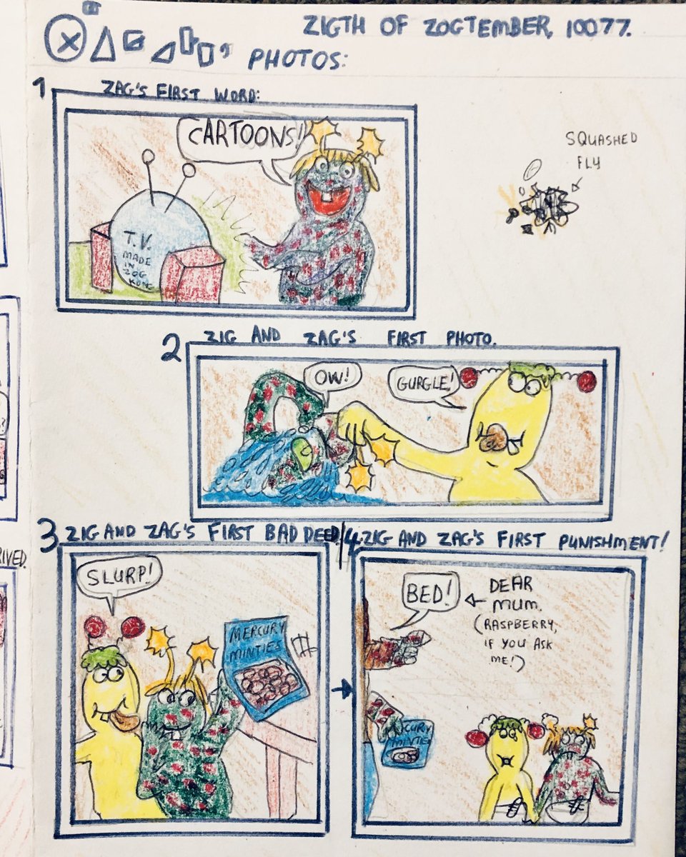 DoubleZCreative's tweet image. #POBox2222 There is no way that this viewer of Dempsey’s Den isn’t a professional cartoonist! This was send in with no name or the letter has gone missing from a viewer in 1988! 🙏 #DempseysDen #theden #zigandzag
