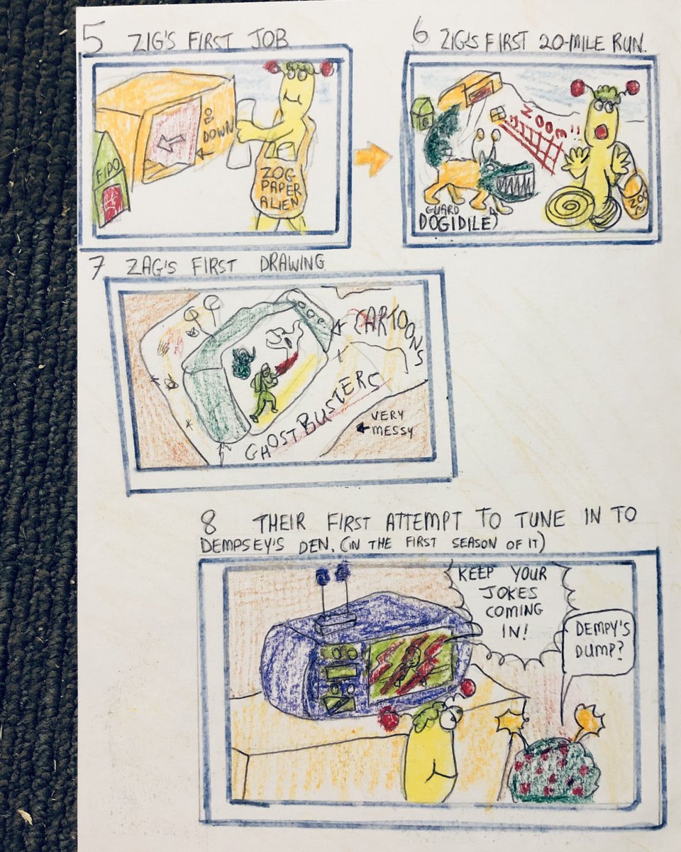 DoubleZCreative's tweet image. #POBox2222 There is no way that this viewer of Dempsey’s Den isn’t a professional cartoonist! This was send in with no name or the letter has gone missing from a viewer in 1988! 🙏 #DempseysDen #theden #zigandzag
