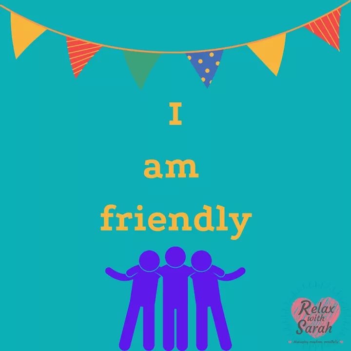 relaxwithsarah's tweet photo. 🥰 I am friendly 🥰
Let's be friendly to everyone we meet this week, spread a wave of friendship. A smile & wave as you pass in the street can brighten up a day. Check in with a friend, if you can't see them give them a call or send a card.💜
#friendship #iamfriendly #Affirmation https://t.co/R3gOjCFt48