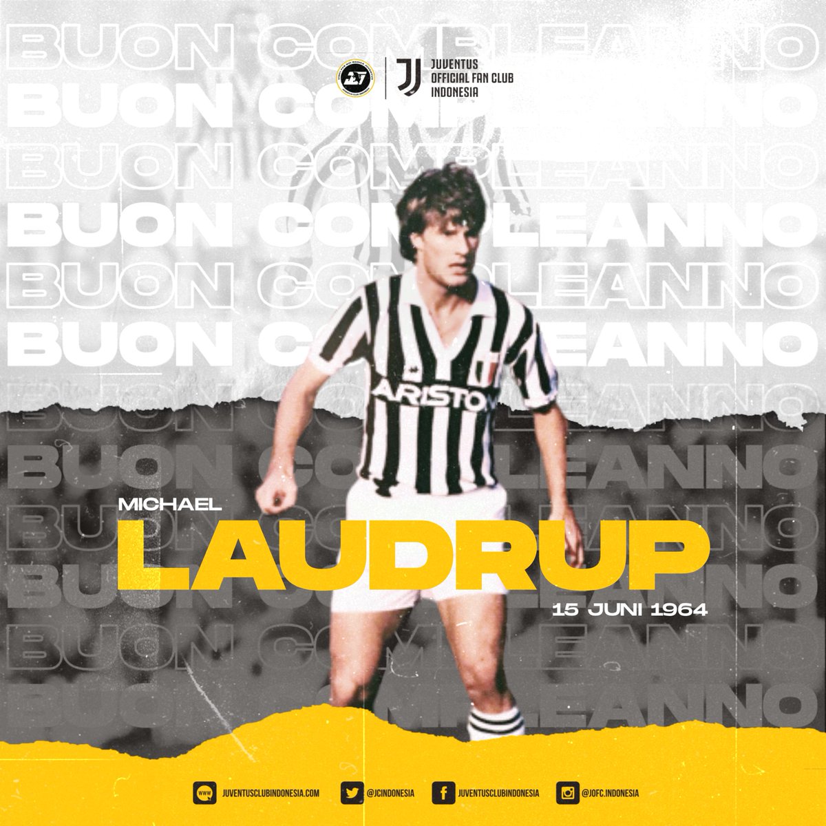 Periode bersama Juventus, adalah suatu periode campuran antara kegagalan dan kesuksesan.

Hari ini, ia tepat berusia 56 tahun. Selamat ulang tahun Michael Laundrup!

Selengkapnya di sini bit.ly/2YECj4A