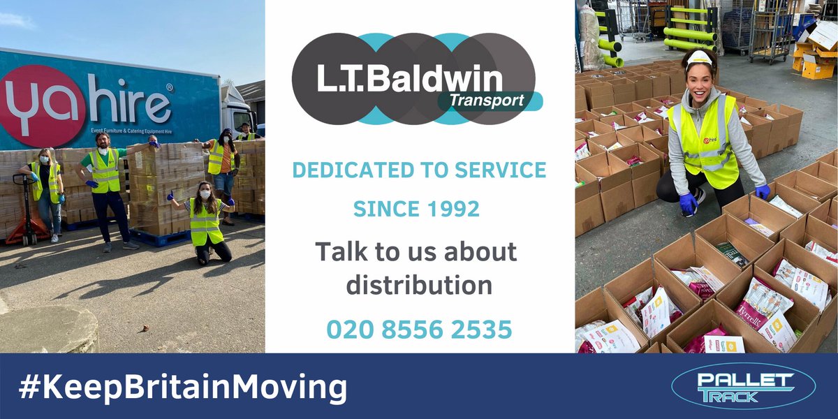 PalletTrack's tweet photo. Thank you to L T Baldwin and the team for their incredible work on this project 👏🏼

Working with @ageukcampaigns @chooseyahire @VickyPattison and @scoffmeals a special project supporting the elderly 🚛🍲♥️

Just Amazing 💫

#PalletTrack #KeepBritainMoving 💪🏼 https://t.co/CQUa8pOYZ4