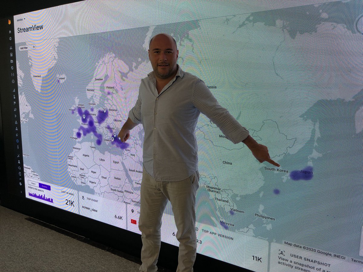 alex_dreyfus's tweet image. Looks better in video, but for the launch of @FCBarcelona $BAR Fan Token I’ll do a livestream with real time map of users buying Barca token! $CHZ x @socios