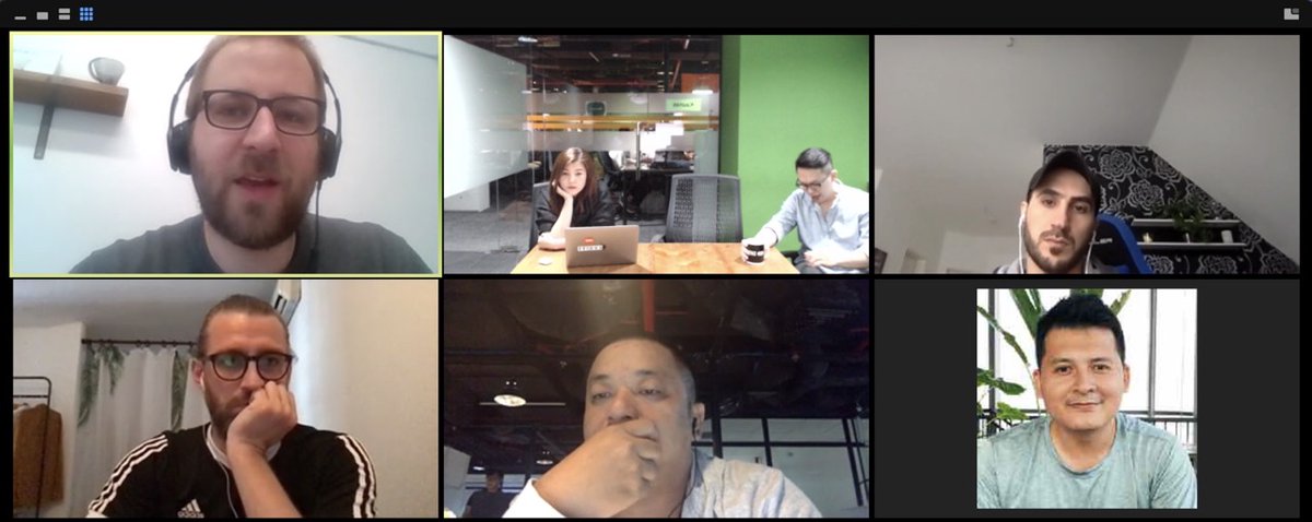 shopmacher's tweet image. Auf 2 Kontinenten wird gleichzeitig @tidewaysio Wissen getankt!✌️

Wir nutzen #Tideways schon seit Jahren &amp;amp; sind sehr zufrieden. #DataDriven 👌

Danke @beberlei - jetzt sind alle wieder auf dem aktuellen Stand!👍

#WirSindDieSHOPMACHER #ChúngTôiLàSHOPMACHER #SHOPMACHERVietnam