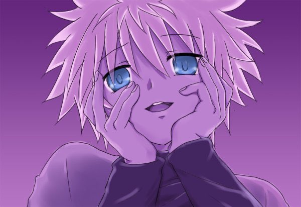 Хантер х хантер аватарки. Киллуа Золдик. Киллуа Золдик фиолетовый. Киллуа на аву