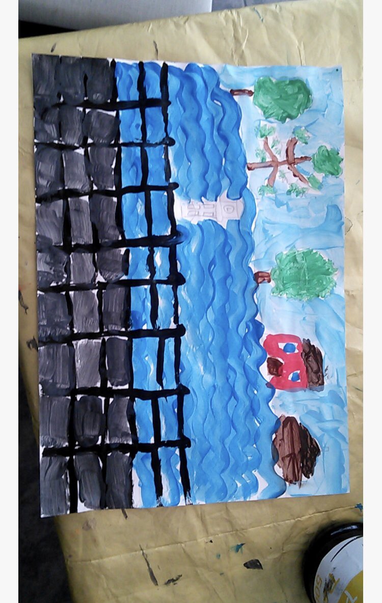 _missP_123's tweet photo. I have been sharing my hobby of painting with my class on Seesaw and they have sent some of their own paintings back to me!😄Always find it amazing to see how easily we inspire little minds 👩🏻‍🏫🎨#miniartists #roath https://t.co/4vWGWIQT8c