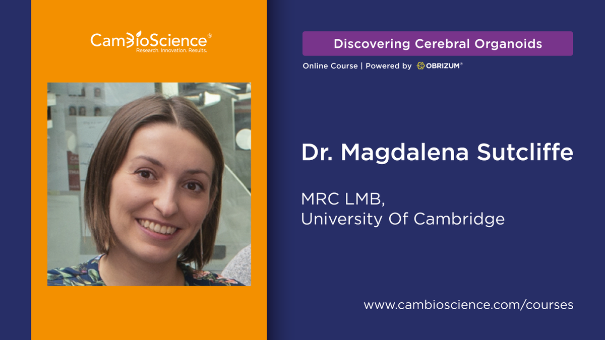 Meet the On-Demand #organoid Course Instructors!

Dr. Magdalena Sutcliffe, @MRC_LMB, <a href="/Cambridge_Uni/">Cambridge University</a> will guide you step by step through the practical steps of setting up your cerebral organoid cultures.

is.gd/wUk8B1

#Lifescience #onlinelearning #brain #onlinelearning