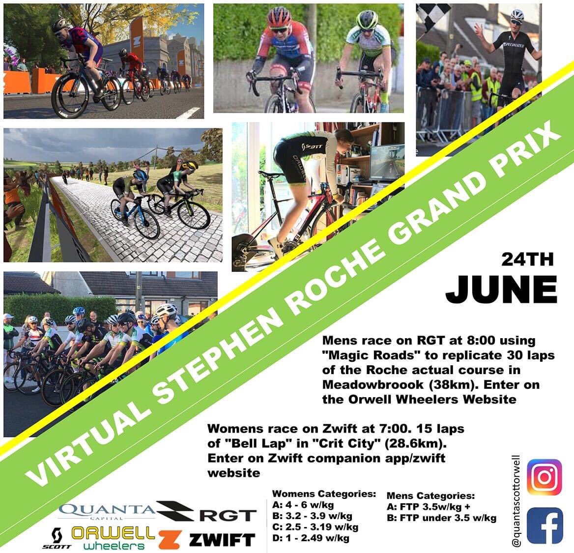 Orwell_Wheelers's tweet photo. Join us for the virtual Stephen Roche GP on 24 June! 
https://t.co/WwHfS4e7oq https://t.co/wWWGNxAiRL
