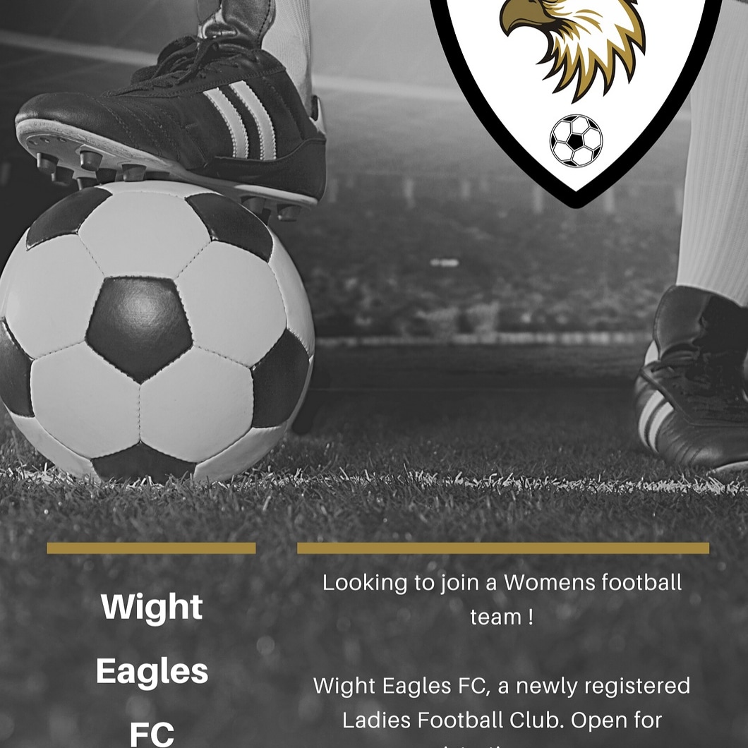WightEaglesFC's tweet photo. Looking to join a Women's football team!! 
Wight Eagles FC - Open for registrations now. Contact wighteaglesfc@mail.com for more information ⚽️ https://t.co/i7dZerevyj
