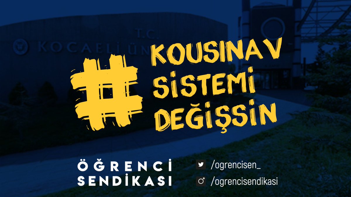Sınav sistemimiz çöküyor, sabahtan beri sisteme erişemiyoruz!

Özenilmeden yapılmış bir sınav sistemi mağduriyetten başka sonuç doğurmuyor!
#KOUSınavSistemiDeğişsin