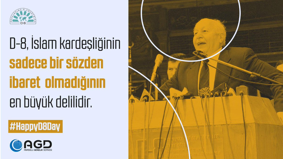 D-8, hayal ve  gerçek arasındaki en büyük ayrımlardan birisidir.  Ne mutlu gerçeklerden  yana olanlara!

#HappyD8Day