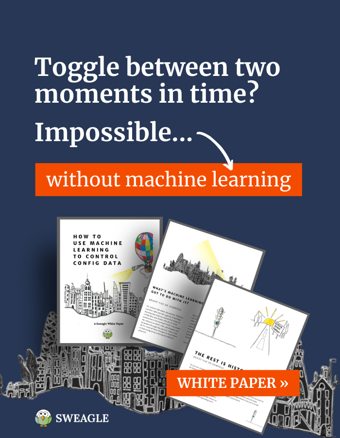 SweagleConfig's tweet photo. Automate configuration data tasks: Without #machinelearning there’s no way to see a before &amp; after of configuration data change. Or toggle 2 moments within multiple environments. Or record every change for future analysis. https://t.co/r5fgomSeKp #AI #AIOps #DevOps #CICD #IaC https://t.co/75Dv4kPeFl