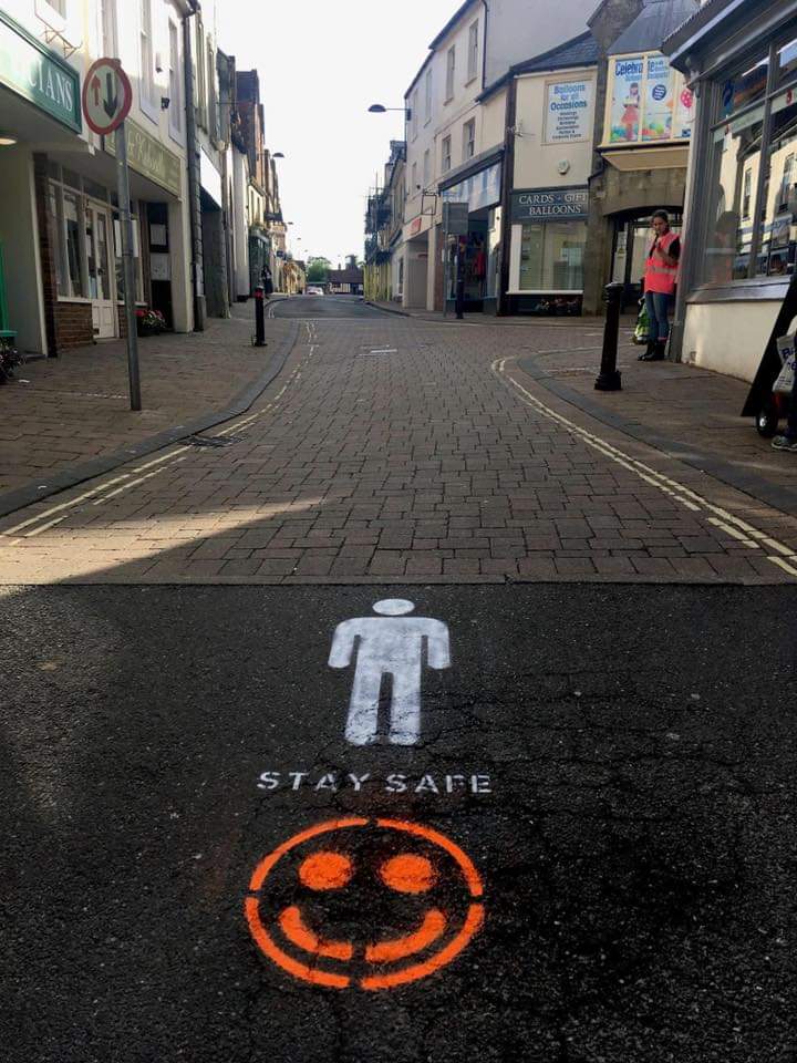 Temporary pedestrianisation of Shaftesbury High street starts! 

9am to 4pm 7 days a week!

Our Marshall's are all volunteers and here to help!

Here’s to breathing life back into Shaftesbury High Street👍
Remember 2 metres and stay safe....
<a href="/ShaftesburyTC/">ST Council</a> <a href="/ShaftChamberCom/">Shaftesbury Chamber</a>