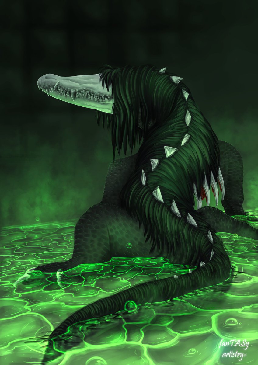 SCP-682 (Fan Art) by CreatureOfHabit -- Fur Affinity [dot] net