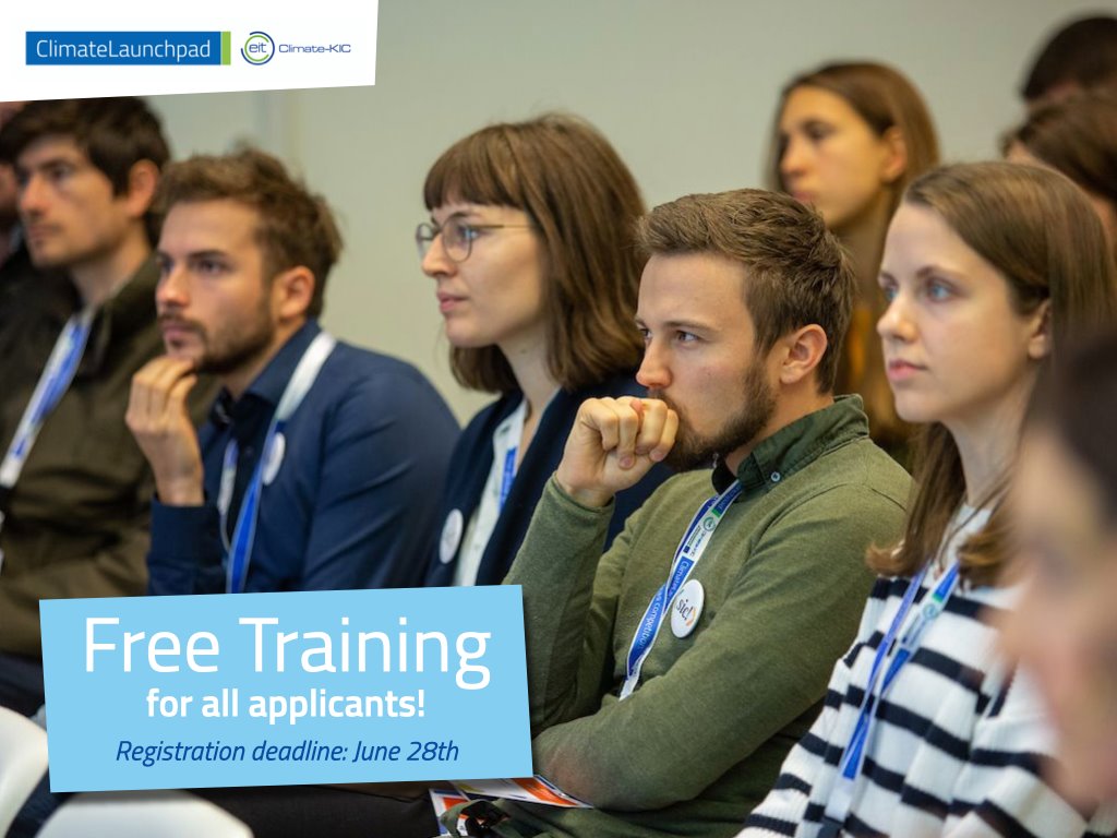 sunrisetechpark's tweet photo. Free @ClimateLaunch entrepreneurship training will take place in July-August in Lithuania. Everyone who wants to gain business development experience and realize their #green business idea can participate.🆓🚀🌱
Registration deadline: June 28th➡️ https://t.co/FCtxEsihzg https://t.co/HMTnl1Dtu1