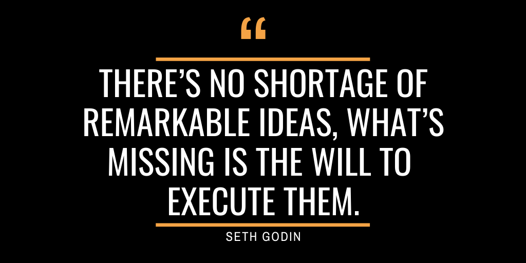 One of our favorite quotes at Swift.  All about the execution.

#business #sethgodin #qoutes #roofing