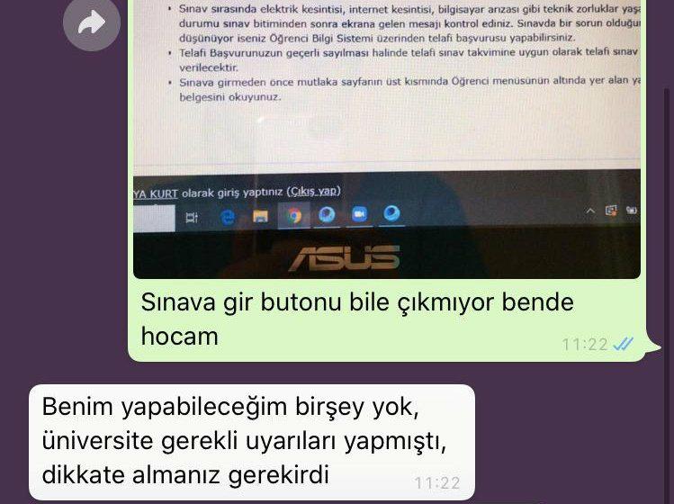 Bunu yazan bir eğitimci, bu saçma cevabı veren senin benim herkesin öğretmeni. 80 bin kişi sınava girememiş ve hocanın cevabı dikkate almanız gerekirdi. YAAAA HOCAAAAMMM ÇILDIRDIM GERÇEKTEN. SEN NE ZIRVALIYORSUN ? #KOUSınavSistemiDeğissin