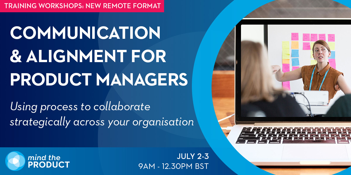 🎟️🎟️🎟️Join our remote Communication &amp; Alignment class on July 2-3. Our popular workshop will teach you how to use process to collaborate strategically across your organization, ensuring you have maximum impact! Book now. mindtheproduct.com/product-manage…