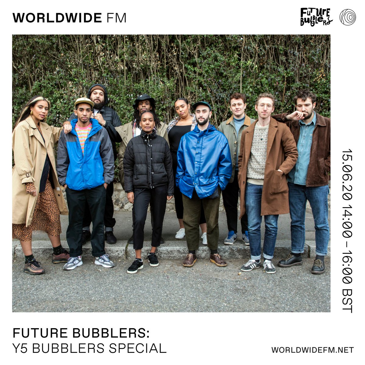 Today! From 2-4pm we’re back on the <a href="/worldwidefm/">Worldwide FM</a> airways with a Y5 Bubbler special. Your chance to meet all the new Bubblers, hear some of their music and find out what they’re about. Don’t miss it!✨