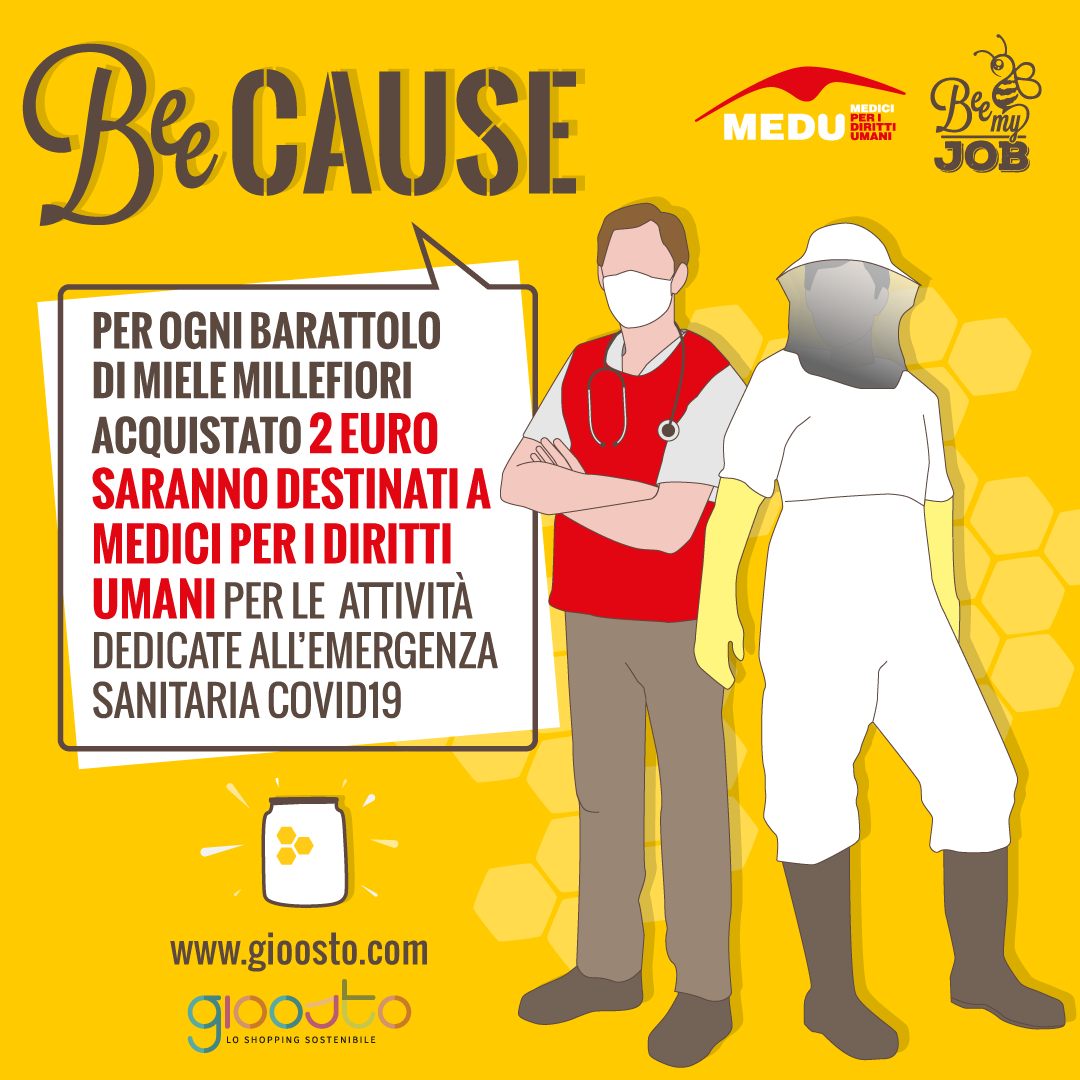 gioosto's tweet photo. Affrontare il #Covid19 è stata dura, per qualcuno ancora di più.
Il miele #BeeMyJob di #Cambalache è frutto dell'inclusione sociale e grazie alla collaborazione con #MEDU e #Gioosto, per ogni vasetto 2€ andranno in aiuto alle persone senza fissa dimora.
https://t.co/0qq7phUzFY https://t.co/cjUDr8BoOh