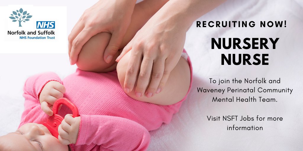 We have a vacancy for a #NurseryNurse to join our team!

For more information visit: jobs.nsft.nhs.uk/job/v2466236

<a href="/NSFTtweets/">NSFT mental health</a> <a href="/NSFTjobs/">NSFT Jobs</a> #perinatalmentalhealth #perinatalmh #nsft #mentalhealth