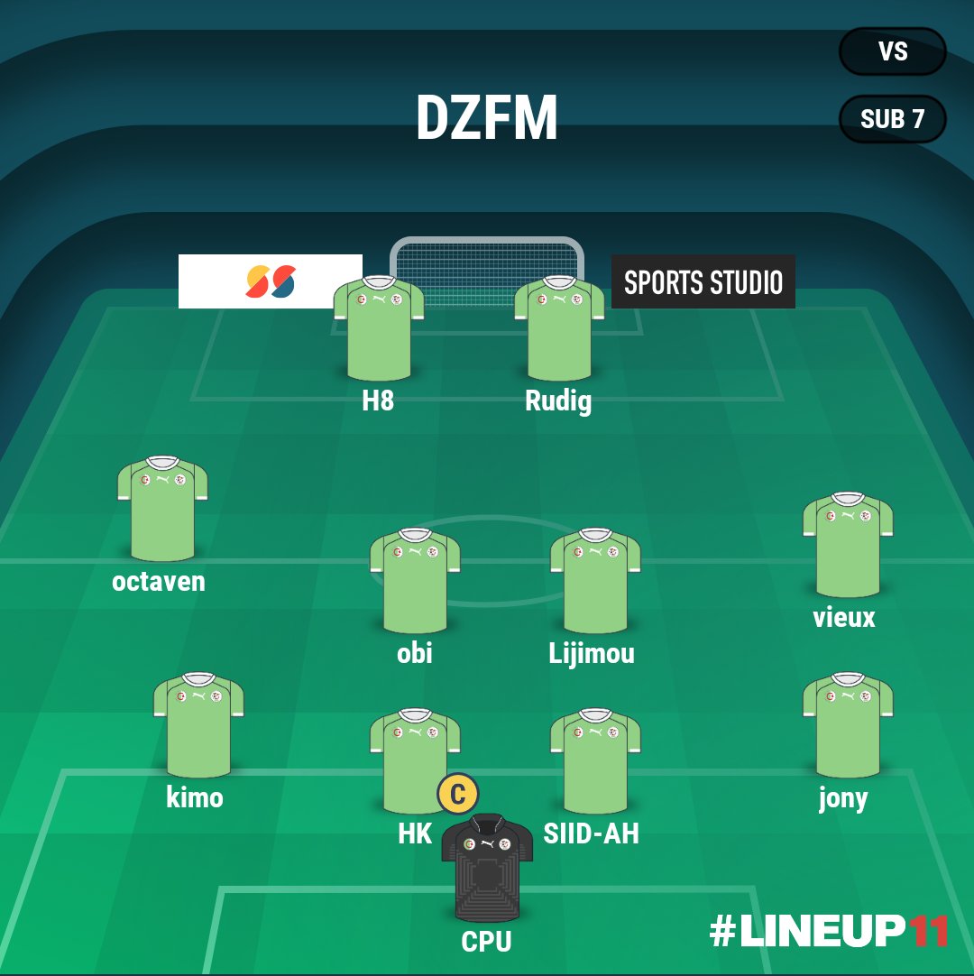 Le capitaine <a href="/Hakim78950708/">HK86</a>  de l'équipe <a href="/DzFuma/">TEAM DZ FUMA 🇩🇿 (PES MODE 10 VS 10)</a>
 Avait trouvé l'équipe type du match d'hier soir contre <a href="/CANELAHPES/">CANELAH</a>