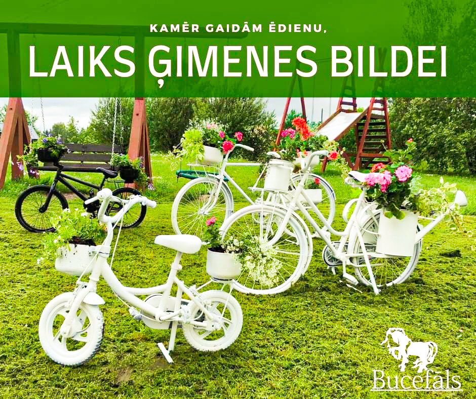 🪁Vējš matos un aiziet jaunos vasaras gardēžu piedzīvojumos! 🥗Pie mums ne tikai gardi paēdīsi, bet arī iegūsi skaistu foto📸 uz skaistajiem bucīšvelo.🚲💐