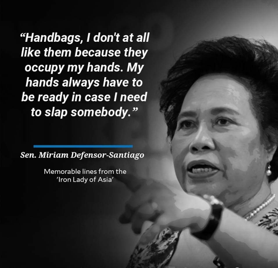 Happy Birthday in Heaven Sen. Miriam Defensor Santiago 