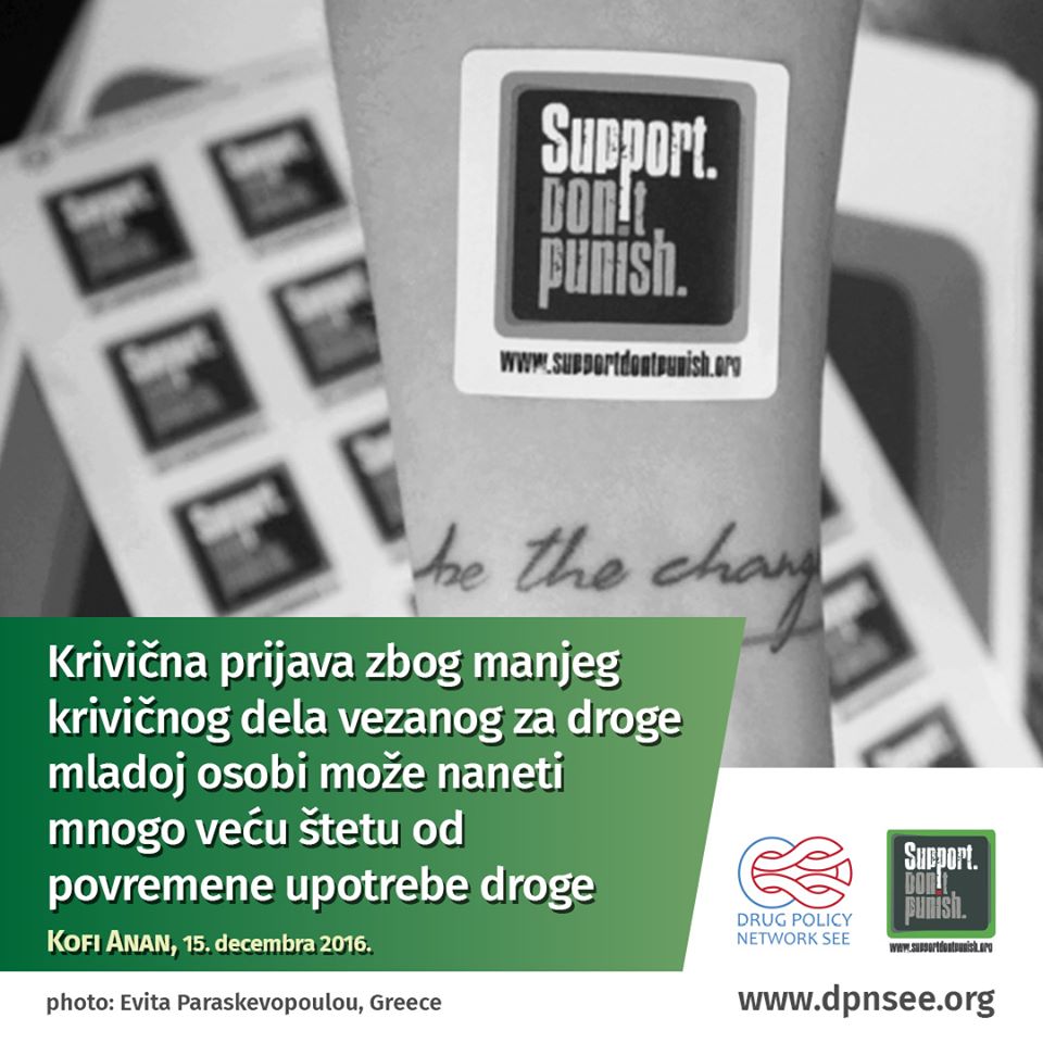 Tokom juna meseca, DPNSEE i organizacije članice postavljaće izjave o politikama prema drogama, Kofi Anana, nekadašnjeg Generalnog sekretara UN i istaknutog člana <a href="/globalcdp/">The Global Commission on Drug Policy (GCDP)</a>
<a href="/DPN_SEE/">DPNSEE</a>