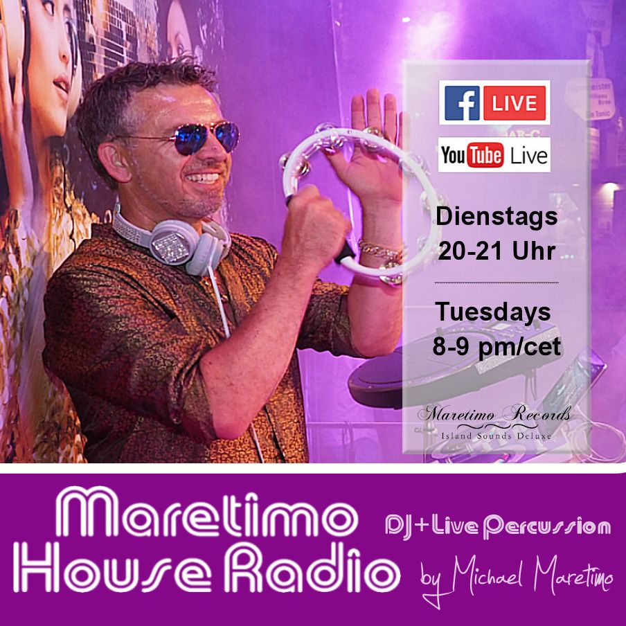 Dj Maretimo I M Looking Forward To Tuesday Weekly Livestream Maretimohouseradio With Dj Michael Maretimo Live Percussion Every Tuesday 8 9 Pm Cet Free Webradio App T Co 1rjt9q67g7 Android Ios Djmaretimo