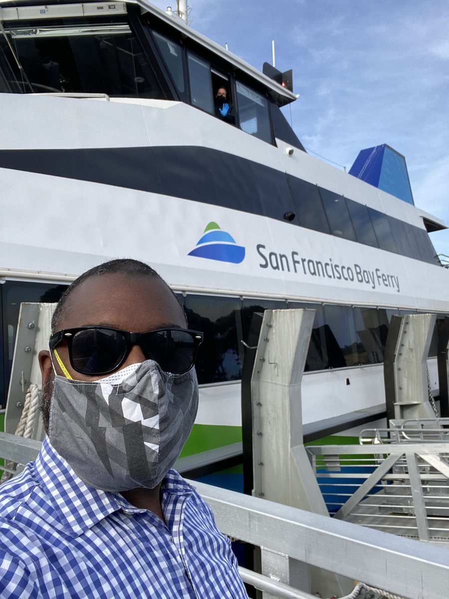 kenyaw's tweet photo. Good Monday morning.
Taking the Richmond @SFBayFerry ferry to #SF for the first time since SIP. https://t.co/6sgCU4VZ3u