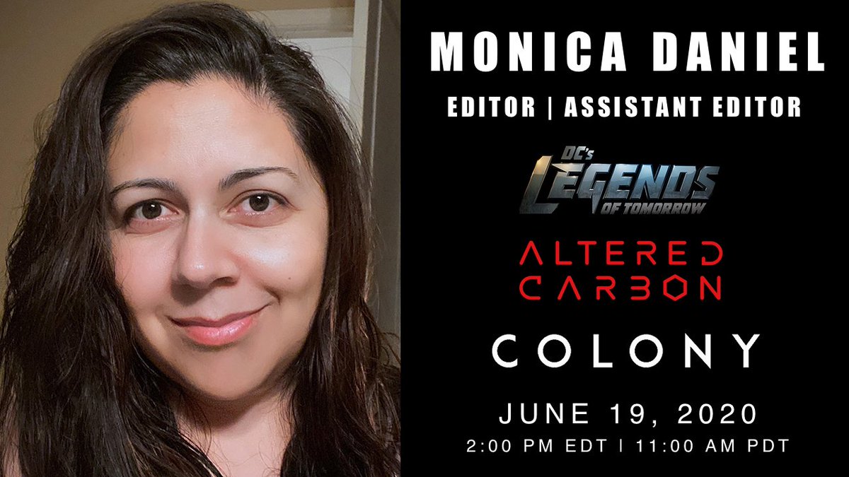 Hey Guys,
This week @Monica_Edits will be answering people's questions about working as an editor on DC Legends of Tomorrow, Colony, and Altered Carbon!

Join us Friday at 2 PM EST | 11 AM PST!

youtube.com/watch?v=nBvjNR…

#postchat #postproduction #filmmaking #filmmaker