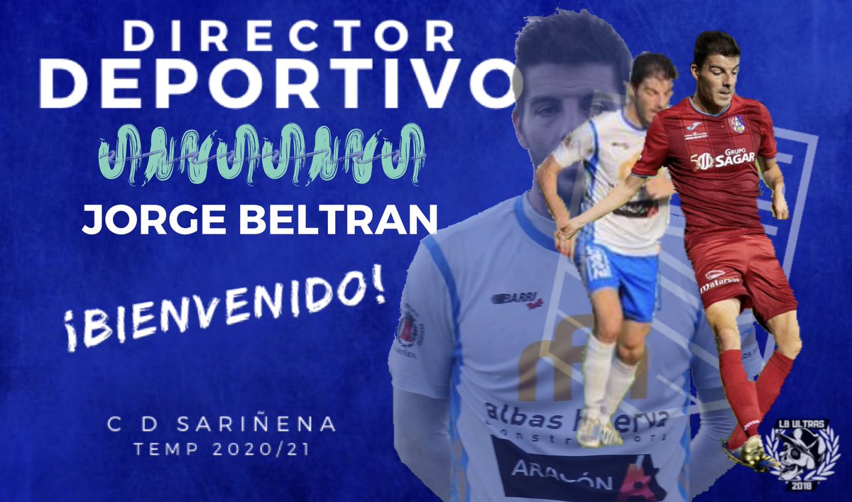 📯COMUNICADO OFICIAL | JORGE BELTRAN (<a href="/jorge_beltran4/">Jorge Beltran Ladaga</a>) nuevo director deportivo del <a href="/CDSarinena/">C.D. Sariñena</a>

➕ INFO: facebook.com/13205547406909…

#BienvenidoBeltran || #Beltran2021
#AupaSari 🔵⚪️
