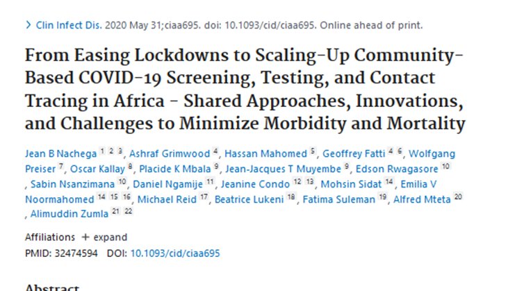 BHedtGauthier's tweet photo. In contrast to paper on COVID-19 impact/mitigation strategies for LMICs, written by 49 authors w/o anyone based at an LMIC institution, I want to offer this article, that is almost entirely by authors from Africa. 1/n

https://t.co/lMTSw2pHN8 https://t.co/9dLLh40bnL