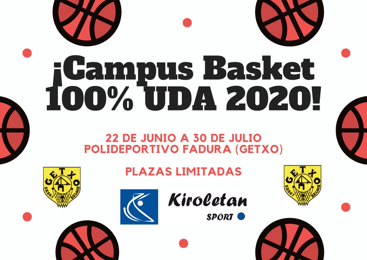 KiroletanSport's tweet image. Abrimos las inscripciones para el Campus Basket 100% en Fadura!

kiroletansport.com/55-servicios/c…