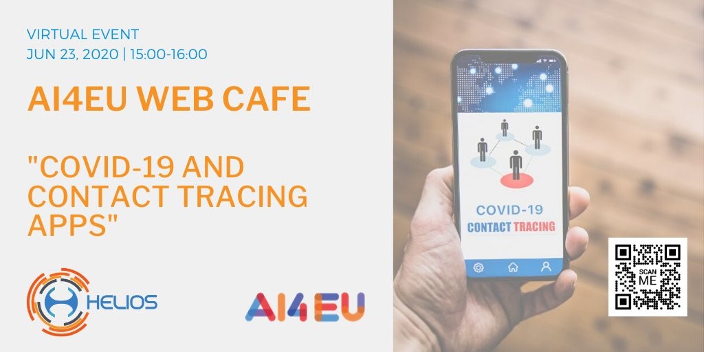 FraunhoferIAIS's tweet photo. Viele Speaker, 1 spannendes Thema: Um »#COVID19 &amp; #ContactTracingApps« geht es im @AI4EU-Café, 23.6., ab 15h, mit Beiträgen aus den aktuellen #IKT-Forschungsprojekten #AI4EU &amp; #HELIOS sowie von Gastredner*innen – online &amp; kostenfrei (EN).

Jetzt anmelden: https://t.co/yC6qhzvrNb https://t.co/tltuV3JnQE