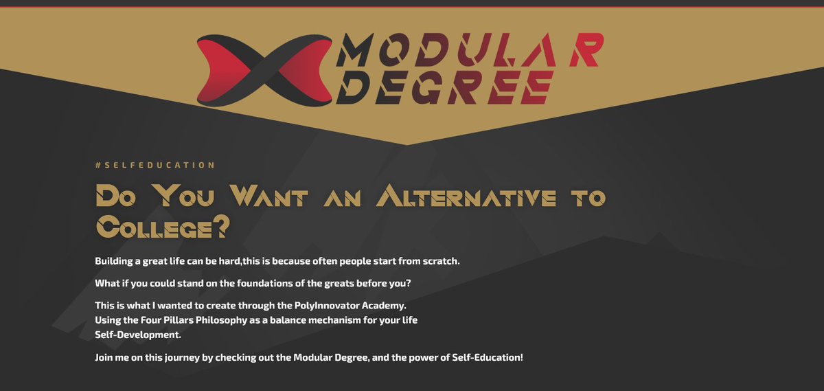 polyinnovator's tweet image. #modulardegree #doityourself #diy #moocs #selfeducation #education #highereducation