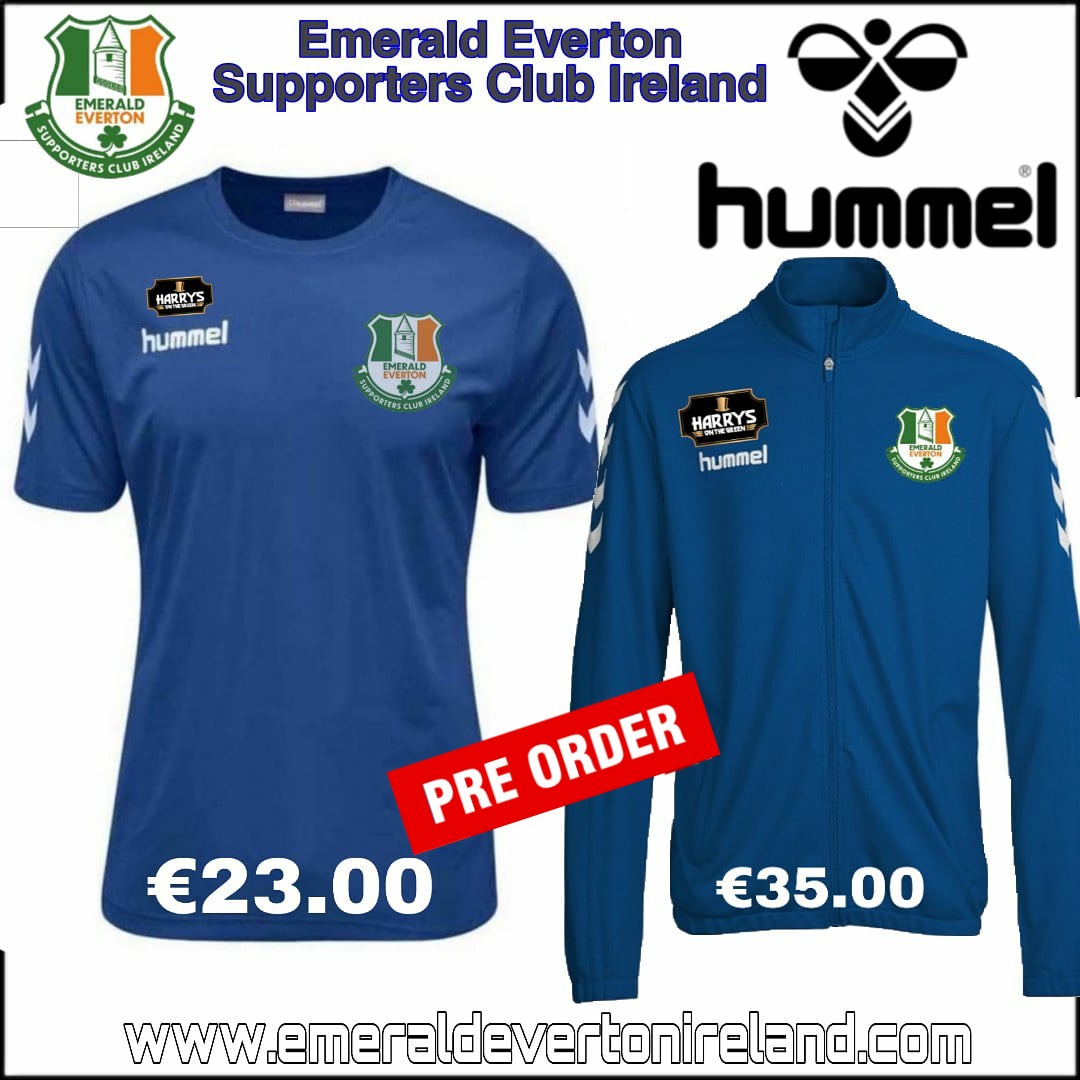 Emerald Everton SC Ireland on X: "Our Hummel range is available to pre order. To order email to the UK and outside Ireland is €11.35 tracked post only.Payment