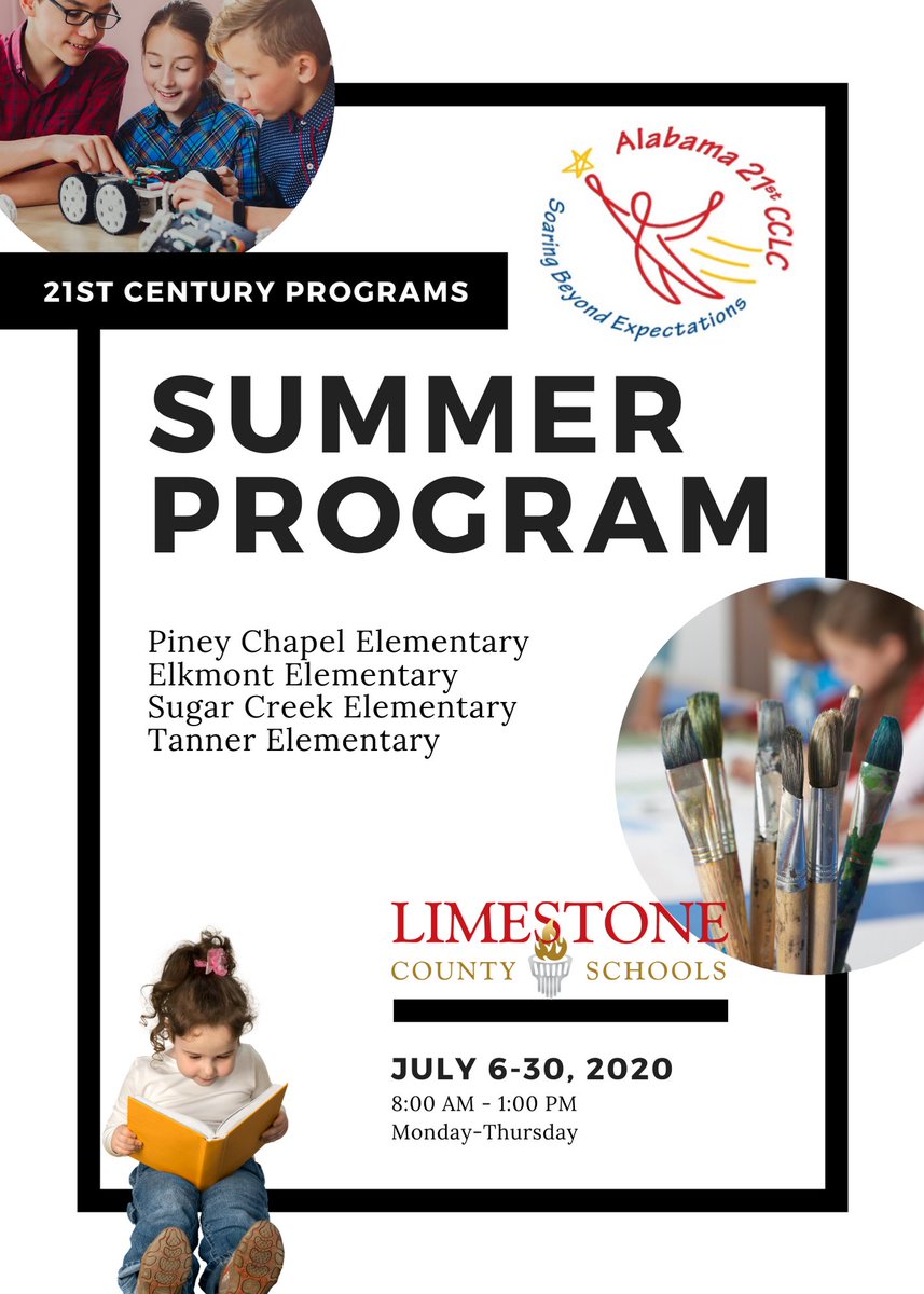 Summer programs for 21st CCLC begin on July 6, 2020. For more information contact kriston.cagle@lcsk12.org or candi.holt@lcsk12.org