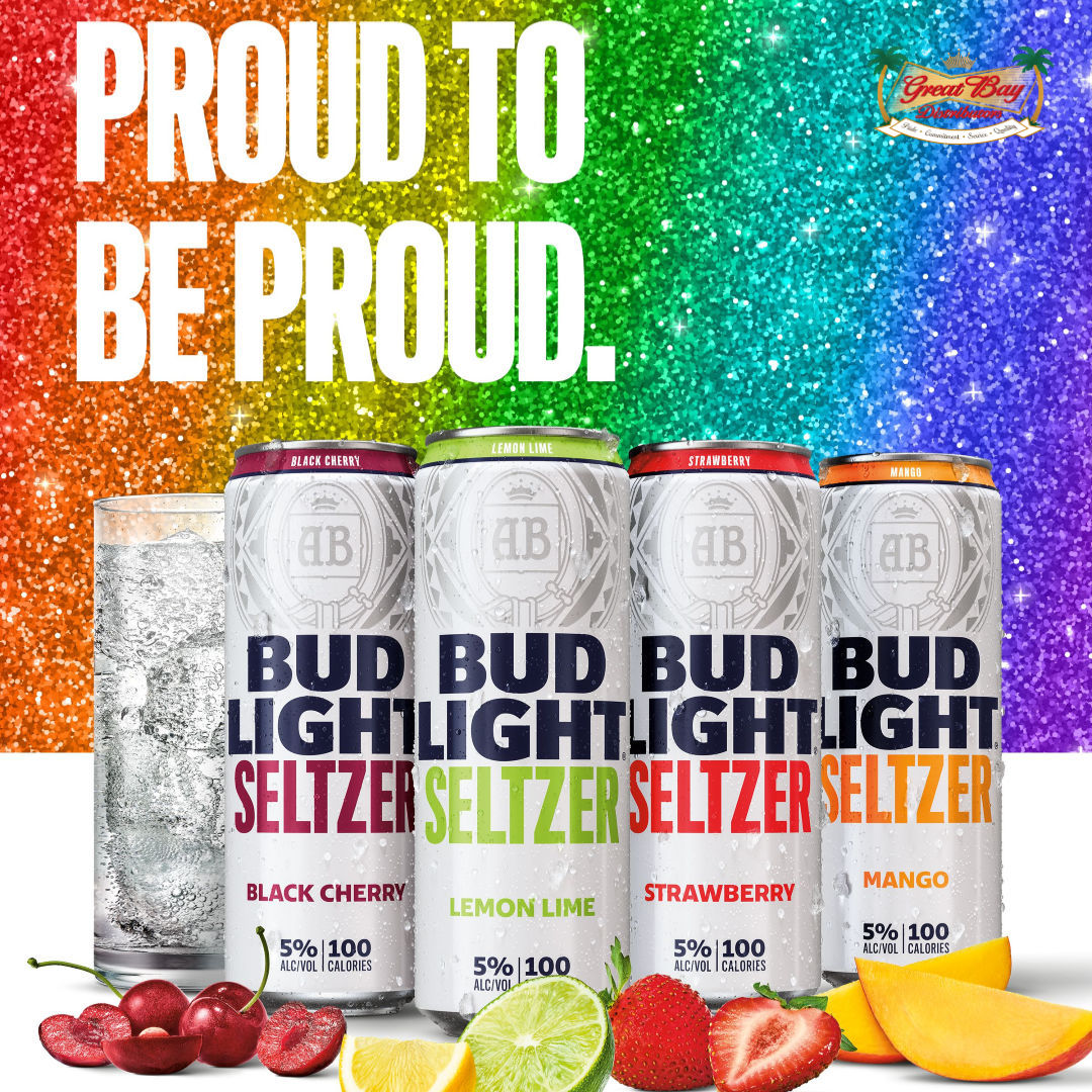 #proudtobeproud #pride #pridemonth #lgbtq #lovewins #budlightseltzer #budlight #rainbow