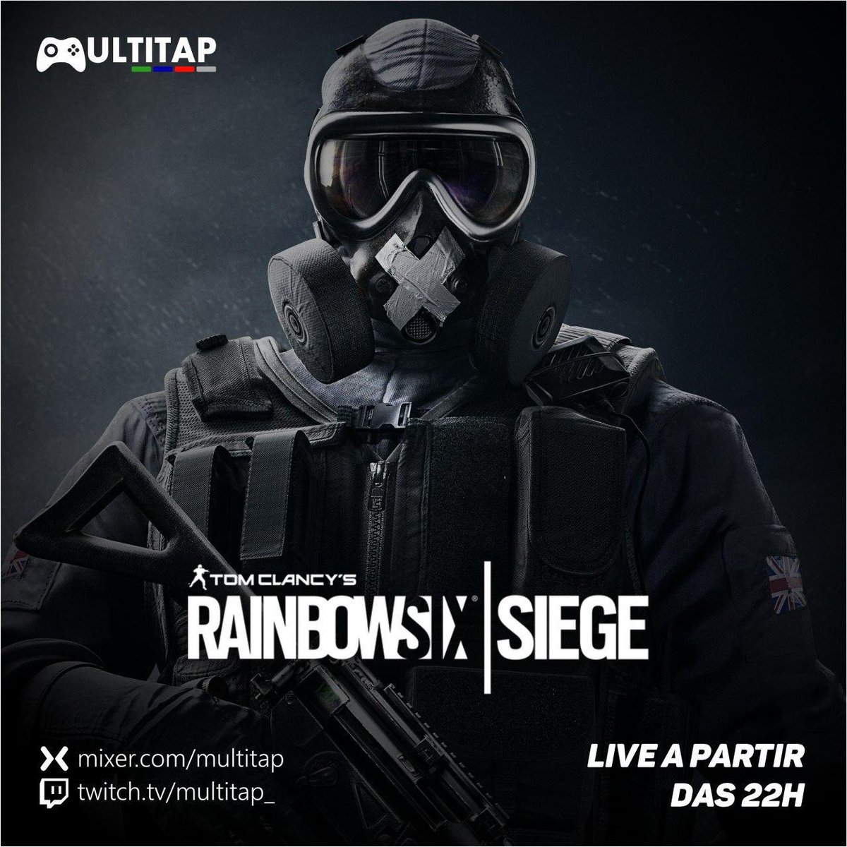 omultitap's tweet photo. Dando início as lives prometidas no nosso podcast #quest15 hoje começamos com o jogo de comunidade mais tóxica do país! As 22h temos @Rainbow6Game ! Vamos tentar fugir mais das balas que das ofensas!
#twitchaffiliate #twitchstreamer #mixerstreamer https://t.co/Dr5ZiJSAmH