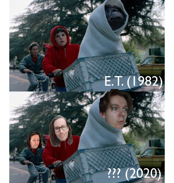 RMABosworth's tweet photo. OK #BOSSworth, caption competition time!

The top image is the original, the bottom is the Bosworth 2020 remake. The goal is simple, give our movie a name! 

Send your entries to asmith@rushey-tmet.uk, the best 3 win a R2, entries close next Monday! https://t.co/FJoFtJvPWZ