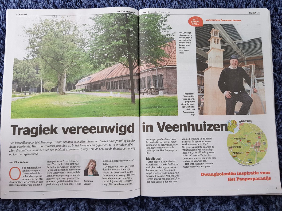 gastelA5's tweet photo. Mooi stukje Noordenveld in de #telegraaf #pauperparadijs #Veenhuizen #TomdeKet https://t.co/3LwAAtZuui