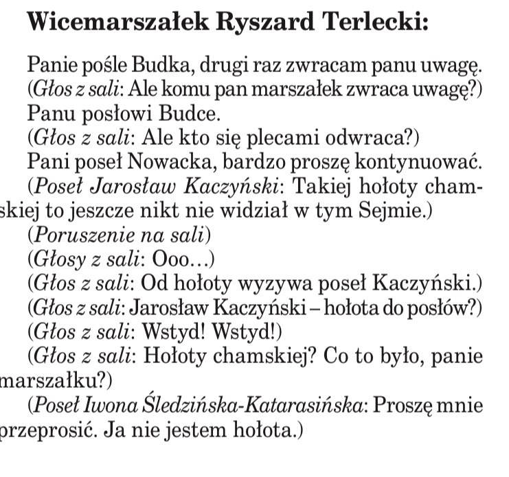 Po 11 dniach jest stenogram. I jest hołota