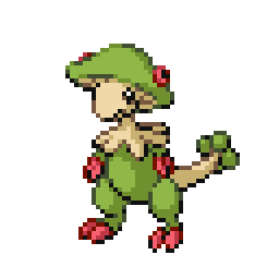 転寝みるく こもりみるく のつぶやき ほぼ毎日更新イラストかドット絵 1日一種 ポケモン ドット絵 72日目は キノガッサ 腕 伸びます Pokemon Pixelart T Co Ouxyodqx3e Twitter