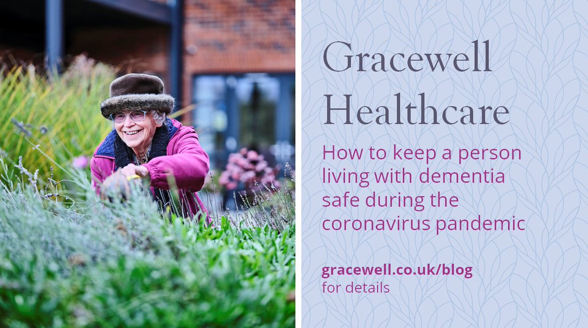 GracewellHealth's tweet photo. @Jackie_Pool, world-renowned dementia specialist and Director of Memory Care at Gracewell Healthcare outlines measures that can be put in place to help safeguard a person living with dementia during this pandemic. Read more here → https://t.co/ZNsR1QtJY7 https://t.co/KqRJTJesvo