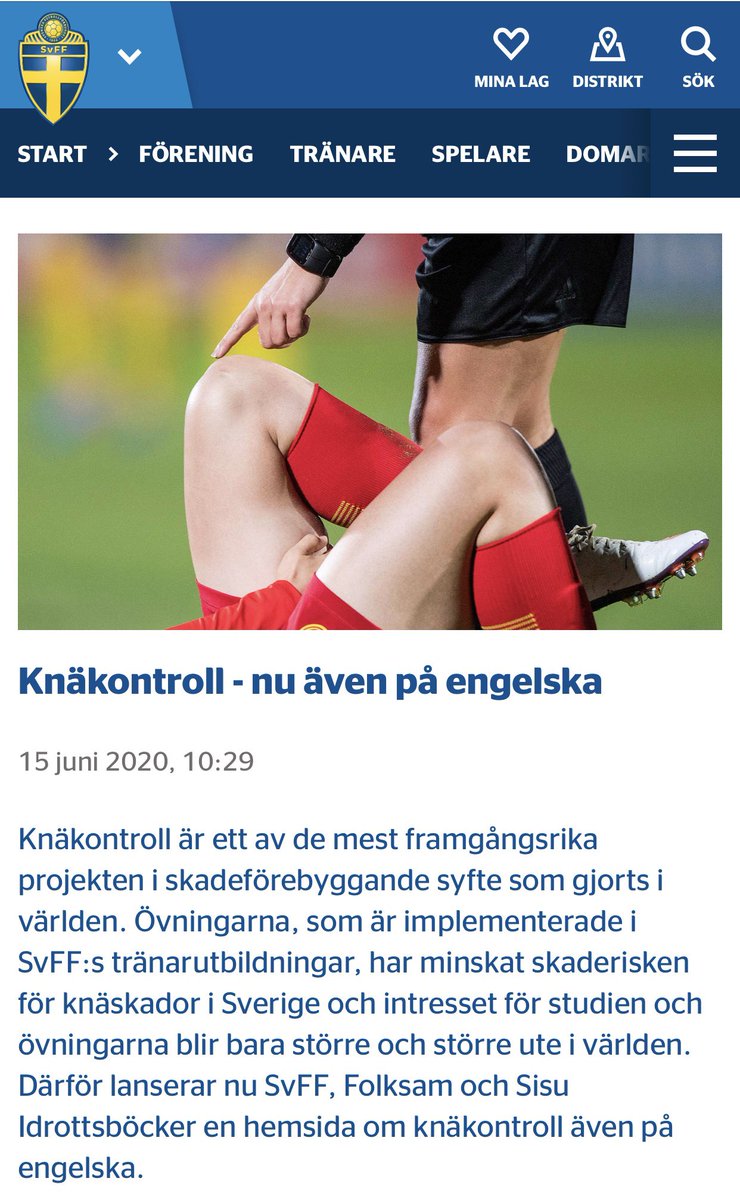 Knäkontroll nu även på engelska!aktiva.svenskfotboll.se/nyheter/2020/6…