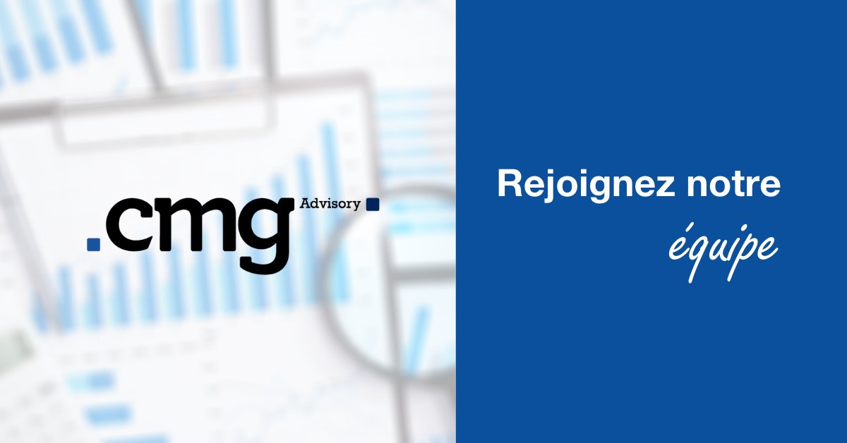 CMG_Advisory's tweet photo. [CMG Advisory recrute]
Nous recherchons des #talents en #comptabilité #bancaire

Découvrez notre offre ici : https://t.co/JQvmwGVJ2O

#offre #job #conseil #intelligencecollective https://t.co/VKRCv1QcQt