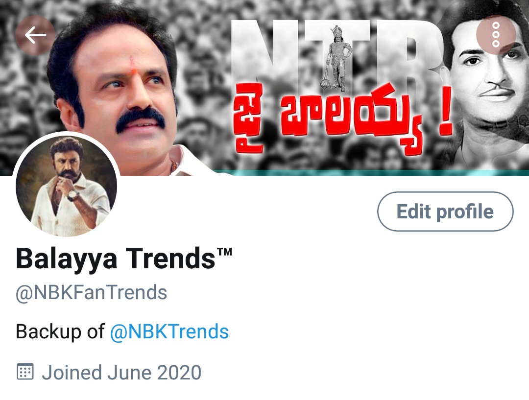 Balayya Trends (@nbktrends) on Twitter photo Due to Some Issues Many Accounts are being Suspended
That's why we Created Our Backup Account
Please Follow Our Backup 👉 <a href="/NBKFanTrends/">Trend NBK™</a> 👈 Due to Some Issues Many Accounts are being Suspended
That's why we Created Our Backup Account
Please Follow Our Backup 👉 <a href="/NBKFanTrends/">Trend NBK™</a> 👈
