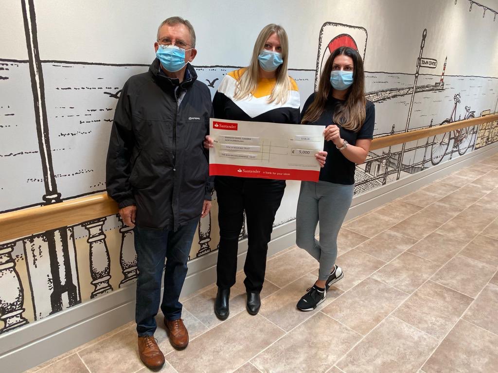 TeamJeanB's tweet photo. We are delighted to hand over a Cheque  of £5000 to Sunderland's Dementia Marsden Ward Monkwearmouth Hospital from The Jean Brown Dementia Trust. 
We hope the money is well spent #NHS #TEAMJEAN Cumbria, Northumberland, Tyne and Wear NHS Foundation Trust https://t.co/SLfB0BhpP7